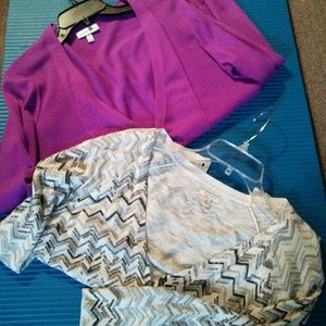 Lot of 2 Cardigans 1 Fall and 1 Summer