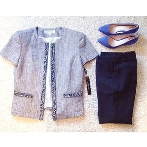 🎉HP🎉 TAHARI spring tweed suit jacket/blazer