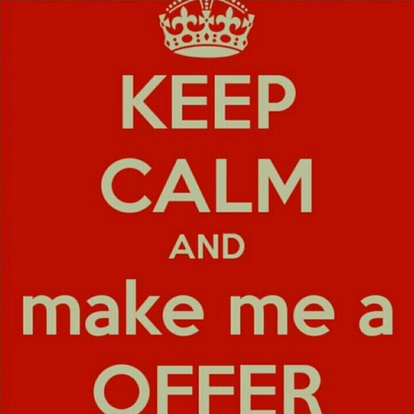 Keep calm and make me a offer in a Offer button