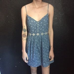 Blue chambray Abercrombie dress