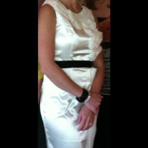 White bridal shower dress