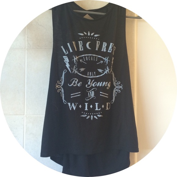 Pacsun open back muscle tee