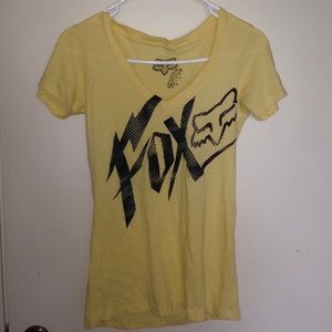 Yellow fox shirt