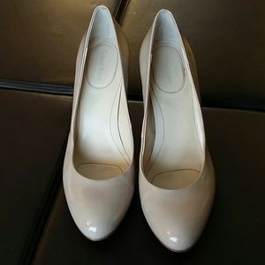 Calvin Klein nude heels