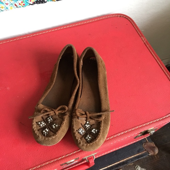 Beaded Minnetonka moccasins