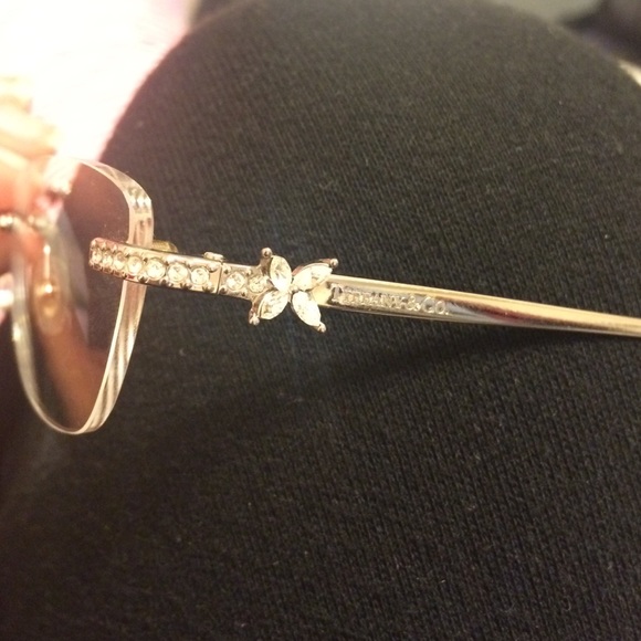 Tiffany & Co Glasses with Swarovski Rhinestones - Picture 3 of 4