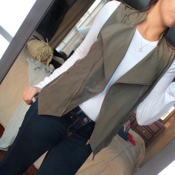 Olive Khaki vest