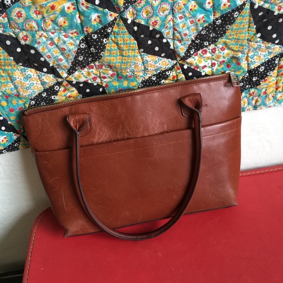 Gorgeous cognac Hobo purse