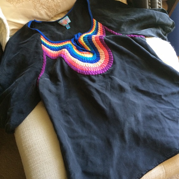 100% Silk Plenty by Tracy Reece top - Picture 1 of 4