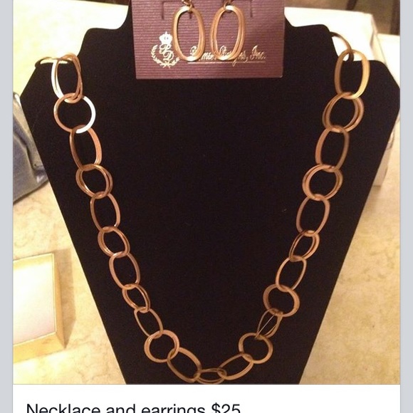 Premier designs earrings and necklace. $25