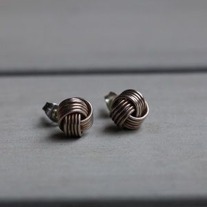 Vintage Silver Stud Earings