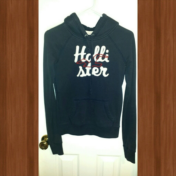 Navy Hollister hoodie sz Small