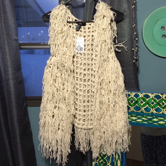 Forever 21 fringe/shag vest!