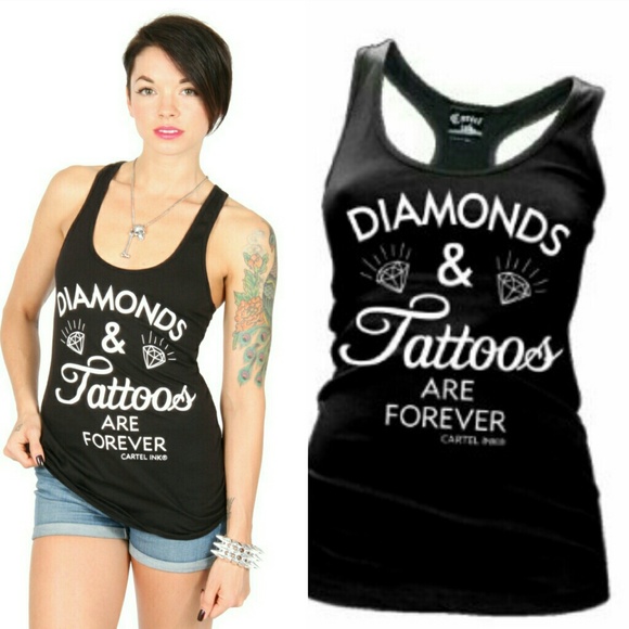 Diamonds and tattoos are forever top