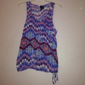 Tribal print tank