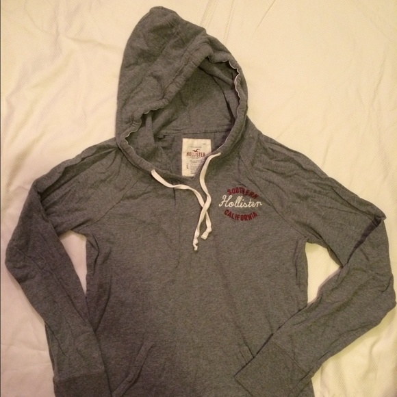 Hollister Hooded Shirt Size Large