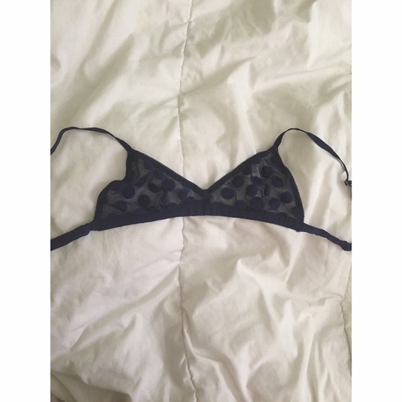 🌻🌻SOLD🌻🌻ANTHROPOLOGIE••polka dot bralette••
