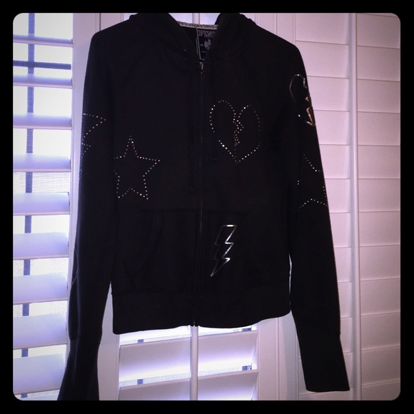 Victoria Secrets Pink collection zip up hoodie - Picture 2 of 4