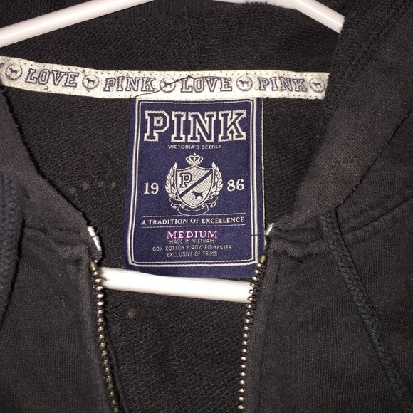 Victoria Secrets Pink collection zip up hoodie - Picture 4 of 4