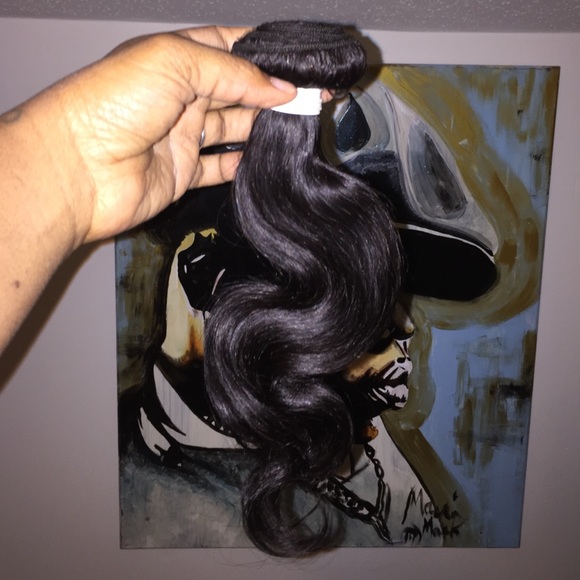 16'' natural body wave. Brazilian hair