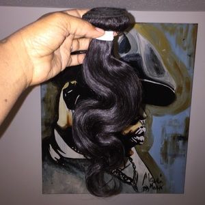 16'' natural body wave. Brazilian hair