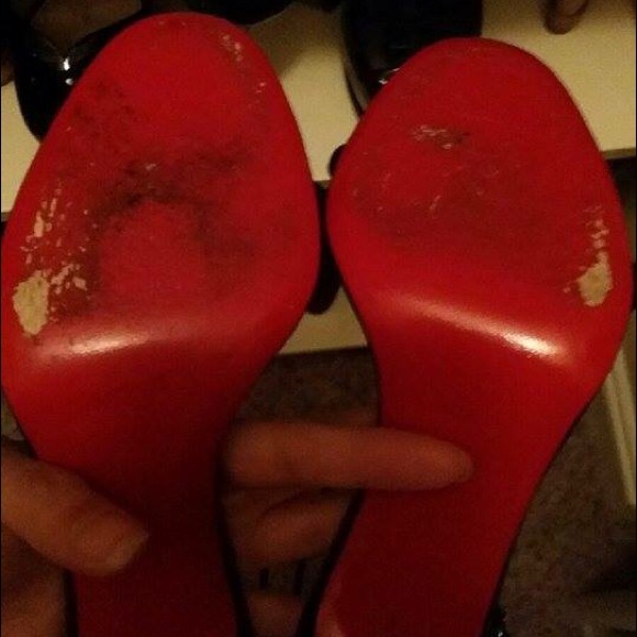 Athena Alta 100 Suede Patent Combination Sandals - Picture 3 of 12