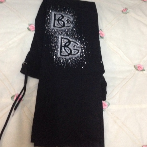 BCBG Maxazria Rhinestones Yoga