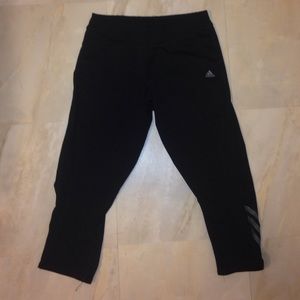 Adidas workout yoga leggings 3/4