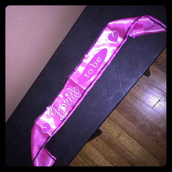 Bride to Be sash