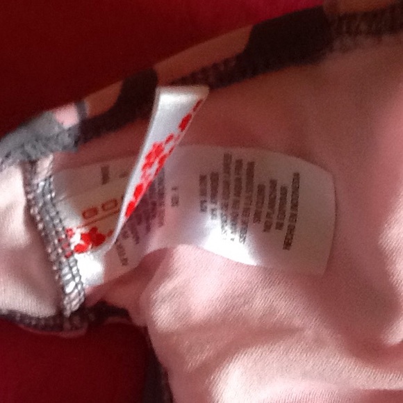 Girls pink and gray one piece bathing suit - Picture 4 of 4