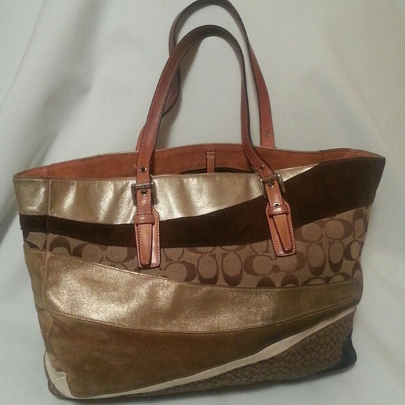 Authentic Coach Wave Handbag