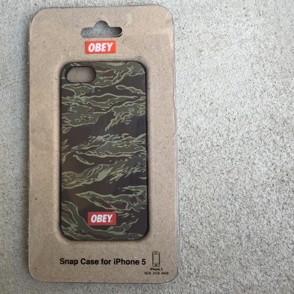 NWT OBEY Camo IPhone 5 Case