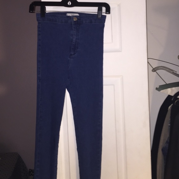 Blue topshop motto Joni jeans