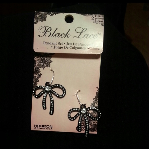 SOLD - French Bow Earrings