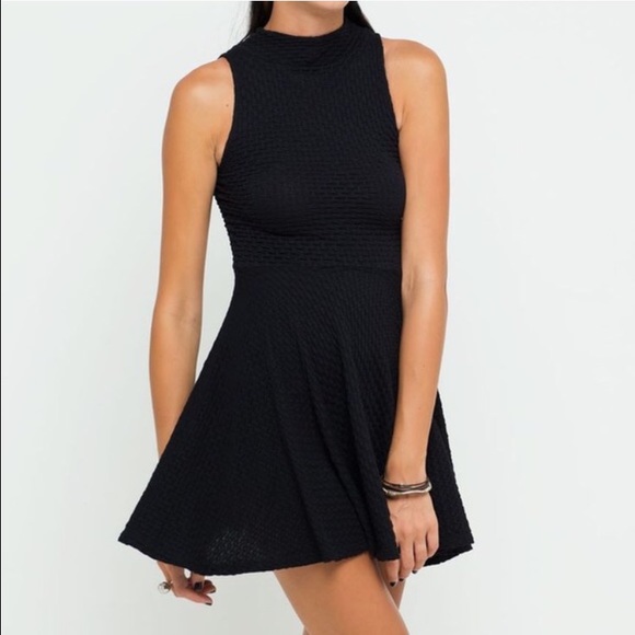 Mockneck Skater Dress - Picture 3 of 4