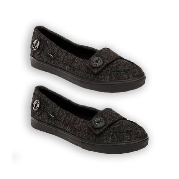 Vans Gray Wool Slip On Shoes