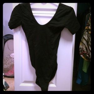 Black bodysuit american apparel size medium