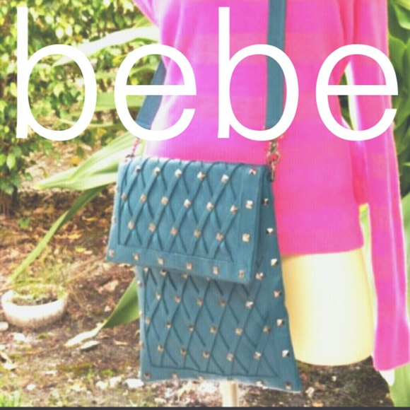 bebe Handbags - NWT bebe Pyramid Stud Crossbody