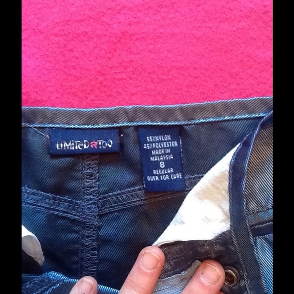 Girls Limited Too Metallic Blue Skirt - Picture 3 of 4