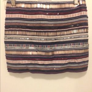 Tribal mini skirt