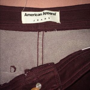 American apparel easy jeans size M (Zinfandel)