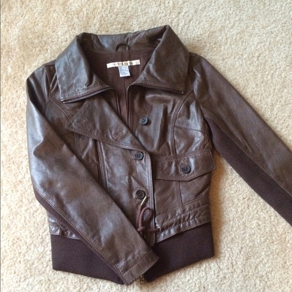 Brand New Brown Leather Jacket! 💕