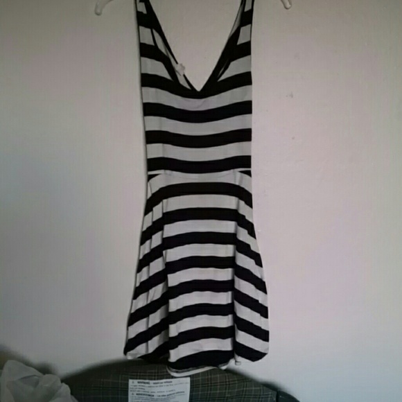 Black and white dress