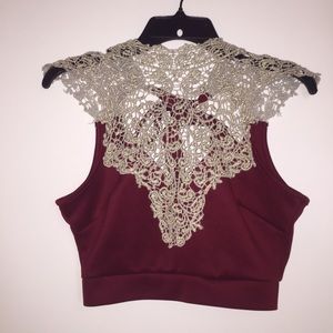 Love culture cropped top