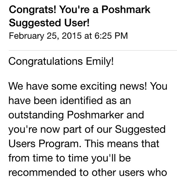 POSH AMBASSADOR/SUGGESTED USER! - Picture 2 of 4