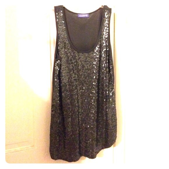 VIVIENNE By Vivienne Tam sequin top