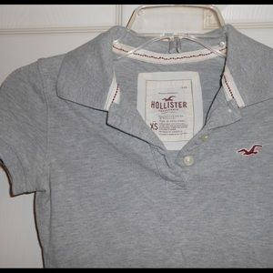 Light Gray Hollister Polo