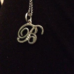 Juicy Couture "B" initial necklace