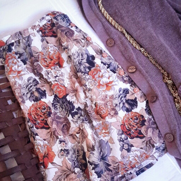 Floral  skirt
