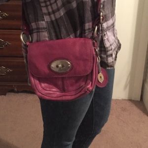 Small leather Fossil purse